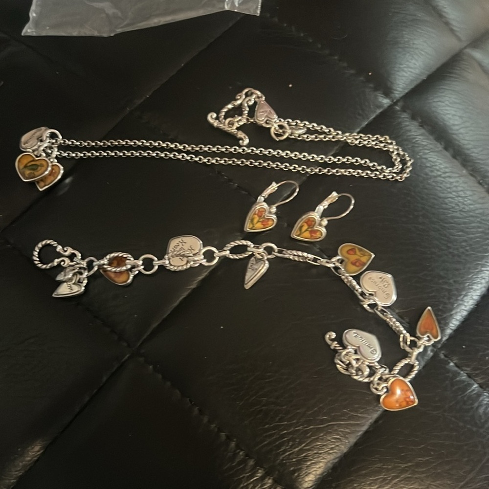 Brighton Piccadilly bracelet.necklace, earrings.